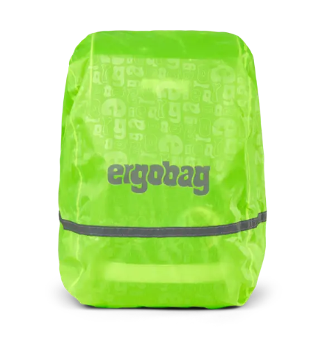 Ergobag Regenschutzhülle Regencape für Schulranzen, grün