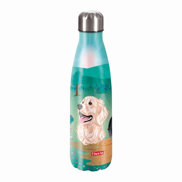 Step by Step Edelstahl Trinkflasche Dog Basty