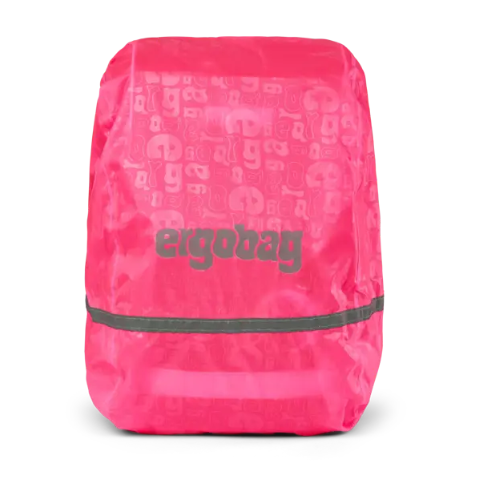 Ergobag Regenschutzhülle Regencape für Schulranzen, pink