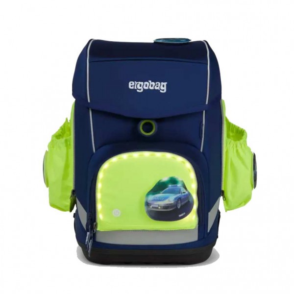 Ergobag Fluo LED Seitentaschen Zip Set (Gelb)