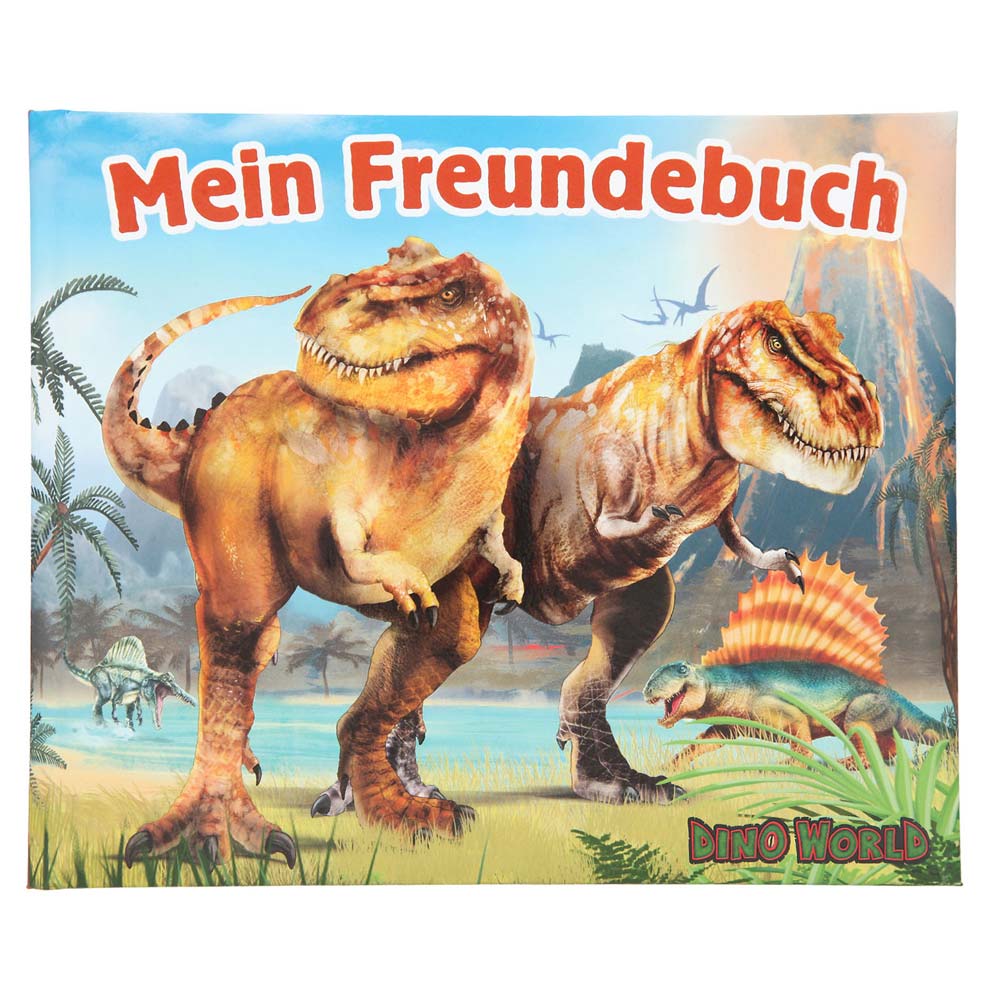 Freundebuch „Dino World“ Für Dinosaurier-Fans Günstig Kaufen