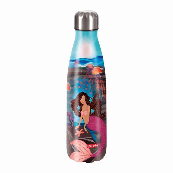 Step by Step Edelstahl Trinkflasche Mermaid Delia