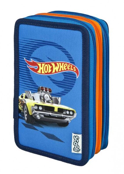 Scooli 3-fach Federmäppchen Hot Wheels