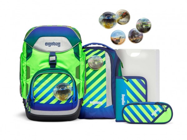 Ergobag Pack Schulrucksack Set 6-teilig TruckBär