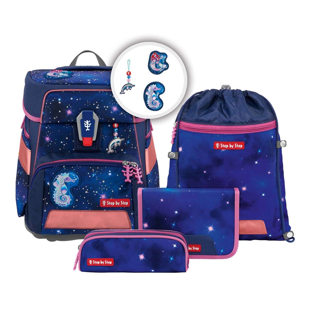 Step by Step CLOUD Schulranzen-Set "Star Astronaut Cosmo", popular 5-teil