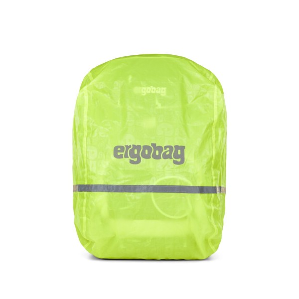 Ergobag Regenschutzhülle Regencape für Schulranzen, gelb